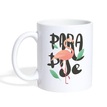 Lade das Bild in den Galerie-Viewer, Flamingo Tasse - Paradies - white