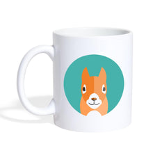 Lade das Bild in den Galerie-Viewer, Tasse mit Eichhörnchen Kopf - white