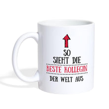 Lade das Bild in den Galerie-Viewer, Kollegin Tasse - So sieht die BESTE KOLLEGIN der Welt aus - white