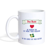 Lade das Bild in den Galerie-Viewer, Kollegin Tasse - Das Beste an meinem Job ist meine tolle Kollegin! - white