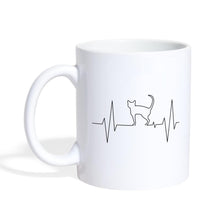 Lade das Bild in den Galerie-Viewer, Katzentasse - Plusschlag mit Katze - white