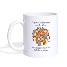 Lade das Bild in den Galerie-Viewer, Katzentasse - Es gibt so viele Katzen auf dieser Welt und ausgerechnet ich hab die Schönste - white