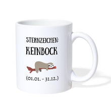 Lade das Bild in den Galerie-Viewer, Tasse - Sternzeichen Keinbock - weiß