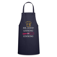Lade das Bild in den Galerie-Viewer, Kochschürze - Mr. Good Looking is Cooking - Navy
