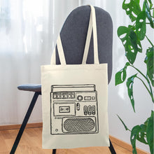 Lade das Bild in den Galerie-Viewer, Stoffbeutel Vintage Recorder - Natur