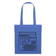 Lade das Bild in den Galerie-Viewer, Stoffbeutel Vintage Recorder - Hellblau