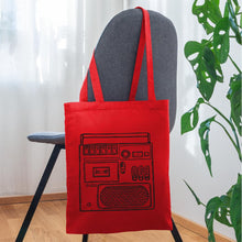 Lade das Bild in den Galerie-Viewer, Stoffbeutel Vintage Recorder - Rot