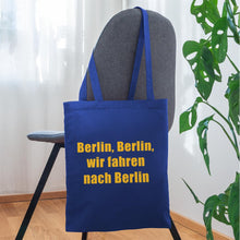Lade das Bild in den Galerie-Viewer, Stoffbeutel Berlin, Berlin - Royalblau
