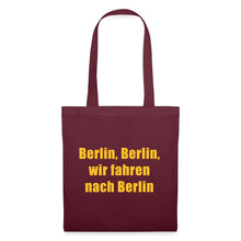 Lade das Bild in den Galerie-Viewer, Stoffbeutel Berlin, Berlin - Burgunderrot