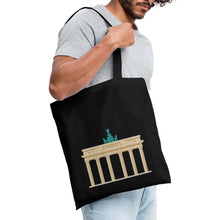 Lade das Bild in den Galerie-Viewer, Stoffbeutel Berlin mit Brandenburger Tor - Schwarz