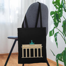 Lade das Bild in den Galerie-Viewer, Stoffbeutel Berlin mit Brandenburger Tor - Schwarz