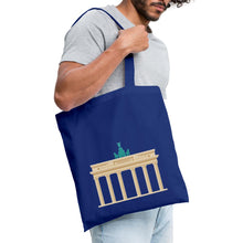 Lade das Bild in den Galerie-Viewer, Stoffbeutel Berlin mit Brandenburger Tor - Royalblau