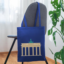 Lade das Bild in den Galerie-Viewer, Stoffbeutel Berlin mit Brandenburger Tor - Royalblau