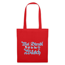 Lade das Bild in den Galerie-Viewer, Stoffbeutel - Mei Dirndl is in da Wäsch - Rot