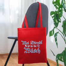 Lade das Bild in den Galerie-Viewer, Stoffbeutel - Mei Dirndl is in da Wäsch - Rot