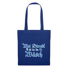 Lade das Bild in den Galerie-Viewer, Stoffbeutel - Mei Dirndl is in da Wäsch - Royalblau