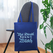 Lade das Bild in den Galerie-Viewer, Stoffbeutel - Mei Dirndl is in da Wäsch - Royalblau
