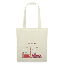 Lade das Bild in den Galerie-Viewer, Stoffbeutel Munich - Natur