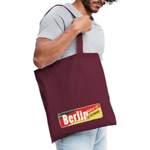 Lade das Bild in den Galerie-Viewer, Stoffbeutel over Berlin widest sky in Germany - Burgunderrot