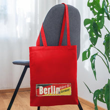 Lade das Bild in den Galerie-Viewer, Stoffbeutel over Berlin widest sky in Germany - Rot