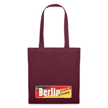 Lade das Bild in den Galerie-Viewer, Stoffbeutel over Berlin widest sky in Germany - Burgunderrot