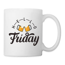 Lade das Bild in den Galerie-Viewer, Tasse - Hello Friday - weiß