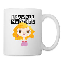 Lade das Bild in den Galerie-Viewer, Tasse - KRAWALLMÄDCHEN - weiß