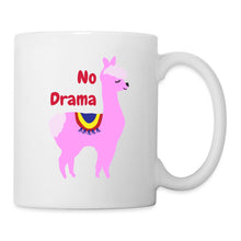 Lade das Bild in den Galerie-Viewer, Tasse Lama - No Drama - white