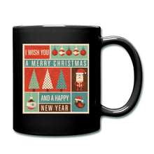 Lade das Bild in den Galerie-Viewer, Tasse - Merry Christmas and Happy New Year - Schwarz