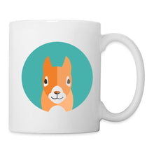 Lade das Bild in den Galerie-Viewer, Tasse mit Eichhörnchen Kopf - white