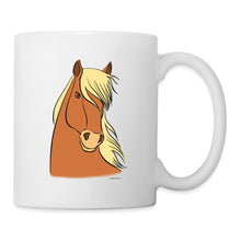 Lade das Bild in den Galerie-Viewer, Tasse mit Pferdekopf - white