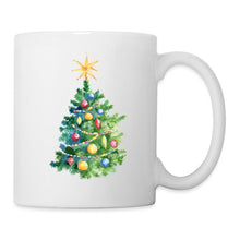 Lade das Bild in den Galerie-Viewer, Tasse mit Weihnachtsbaum - Weiß