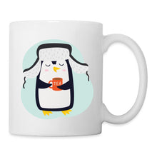 Lade das Bild in den Galerie-Viewer, Tasse - Pinguin mit Teetasse - white