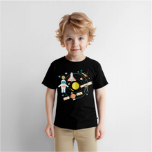 Lade das Bild in den Galerie-Viewer, Kinder Premium T-Shirt - Raumfahrt und Weltall - Schwarz
