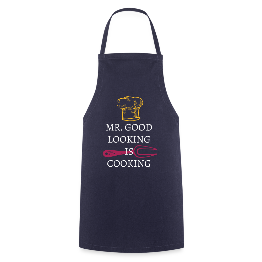 Kochschürze - Mr. Good Looking is Cooking - Navy