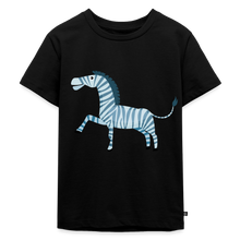 Lade das Bild in den Galerie-Viewer, Kinder Premium T-Shirt - Zebra - Schwarz
