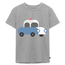 Lade das Bild in den Galerie-Viewer, Kinder Premium T-Shirt - Polizei - Grau meliert
