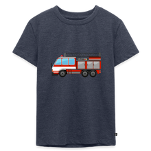 Lade das Bild in den Galerie-Viewer, Kinder Premium T-Shirt - Feuerwehr - Jeansblau 
