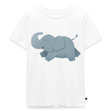 Lade das Bild in den Galerie-Viewer, Kinder Premium T-Shirt - glücklicher Elefant - Weiß
