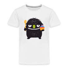 Lade das Bild in den Galerie-Viewer, Kinder Premium T-Shirt - Kuchen Monster - Weiß
