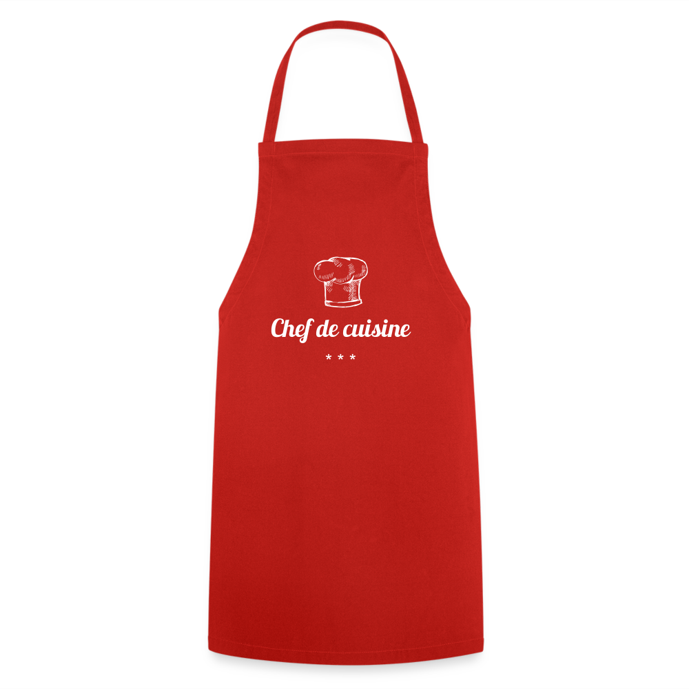 Kochschürze Chef de cuisine - Rot