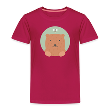 Lade das Bild in den Galerie-Viewer, Kinder Premium T-Shirt - Bär und Biene - dunkles Pink
