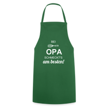 Lade das Bild in den Galerie-Viewer, Kochschürze für Männer - bei OPA schmeckt&#39;s am besten! - Grün
