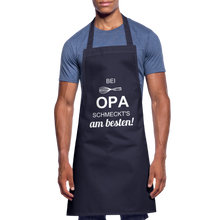 Lade das Bild in den Galerie-Viewer, Kochschürze für Männer - bei OPA schmeckt&#39;s am besten! - Navy
