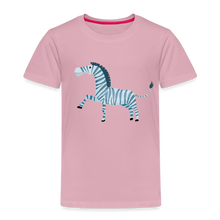 Lade das Bild in den Galerie-Viewer, Kinder Premium T-Shirt - Zebra - Hellrosa
