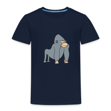 Lade das Bild in den Galerie-Viewer, Kinder Premium T-Shirt mit Gorilla - Navy
