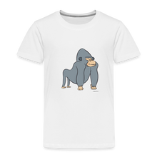 Lade das Bild in den Galerie-Viewer, Kinder Premium T-Shirt mit Gorilla - Weiß

