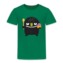 Lade das Bild in den Galerie-Viewer, Kinder Premium T-Shirt - Kuchen Monster - Kelly Green
