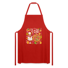 Lade das Bild in den Galerie-Viewer, Küchenschürze für Männer - Pizza - Rot
