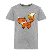 Lade das Bild in den Galerie-Viewer, Kinder Premium T-Shirt - Fuchs - Grau meliert
